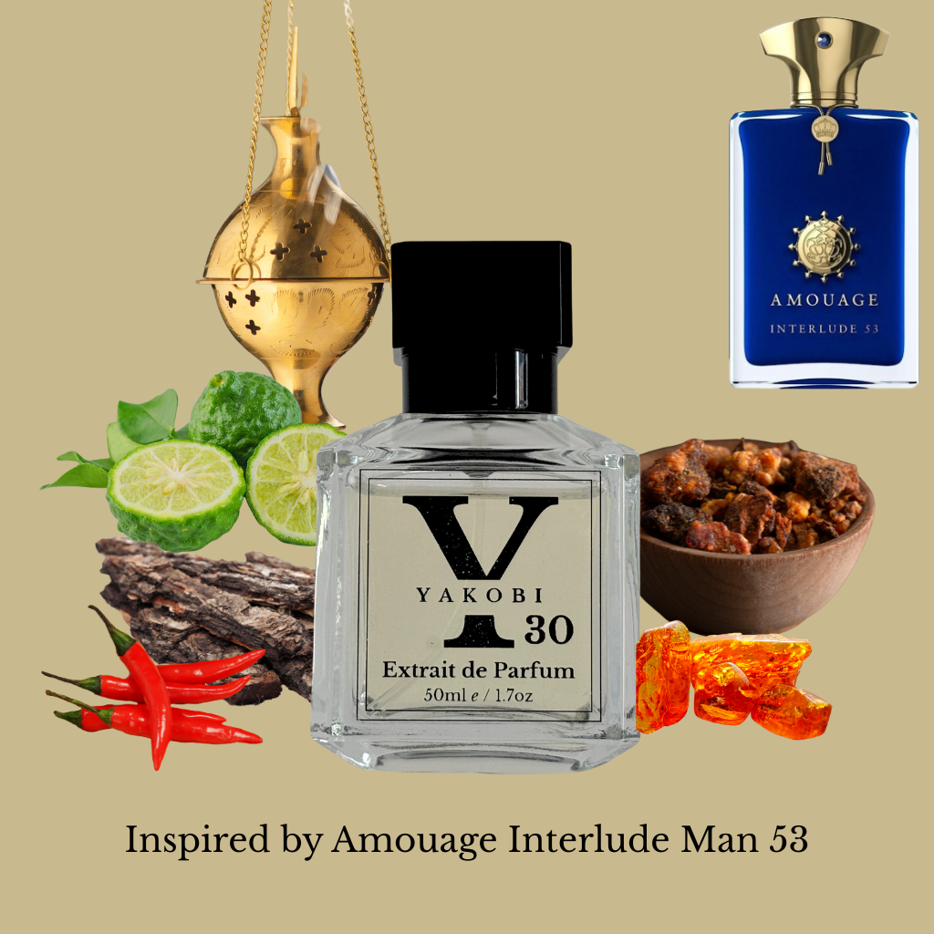 Y30 Inspired by Amouage "Interlude Man 53" 2020 Yakobi Fragrance
