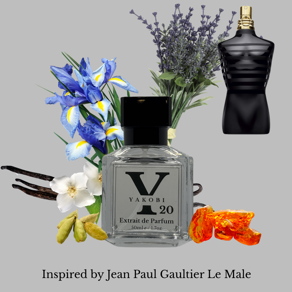 Y20 - 2ml Sample Bottle Inspired by Jean Paul Gaultier Le Male Le Parfum 2020 - Yakobi Fragrance