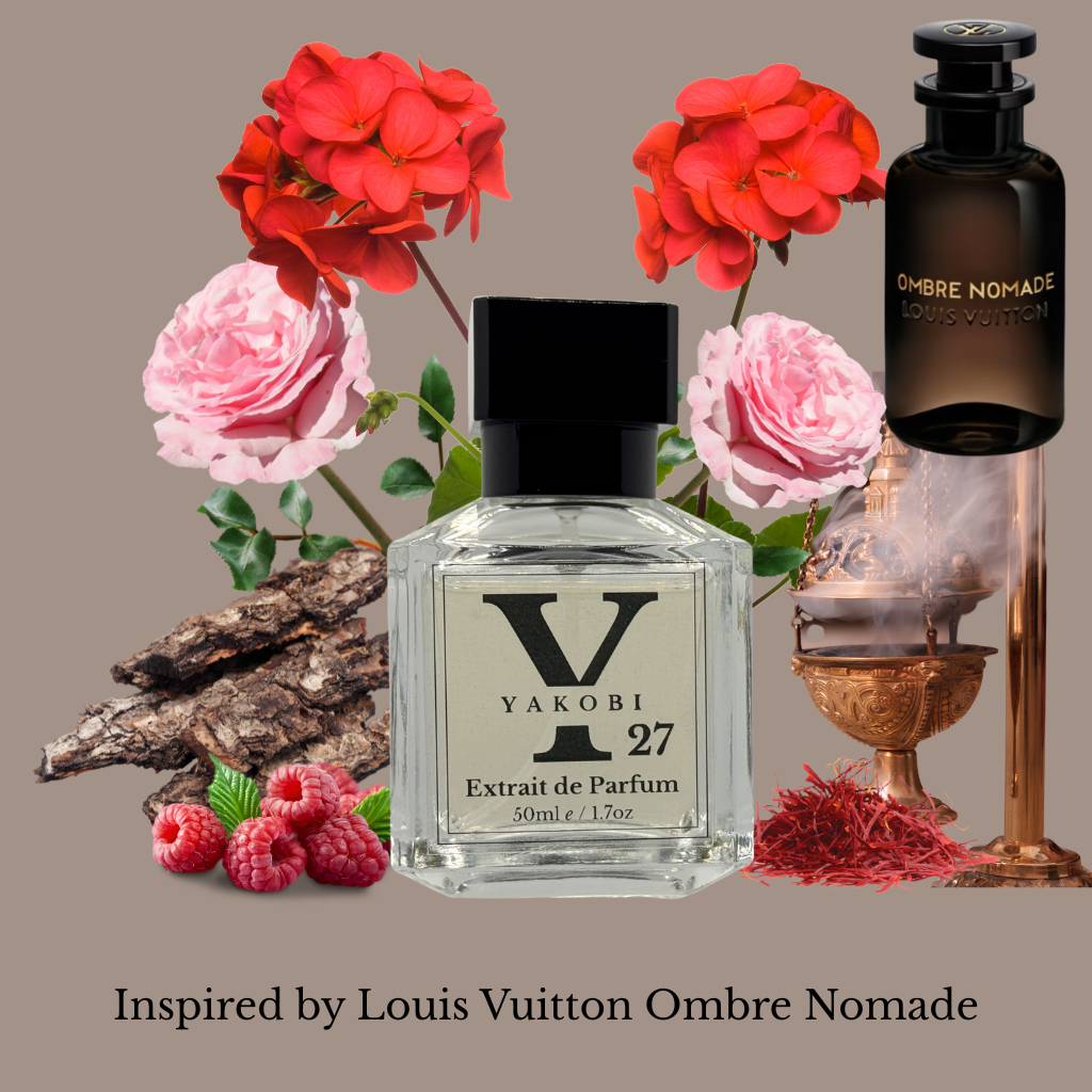 Y27 Inspired by Louis Vuitton " LV "Ombre Nomade" 2018 Yakobi Fragrance