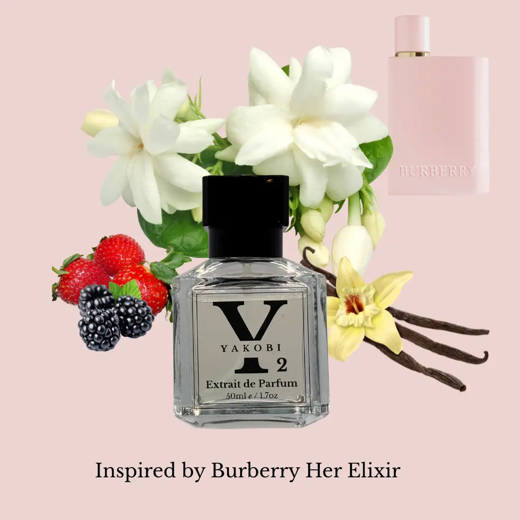 Y2 - 2ml Sample Bottle Inspired by Burberry Her Elixir de Parfum - Yakobi Fragrance